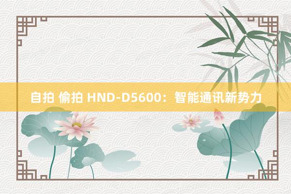 自拍 偷拍 HND-D5600：智能通讯新势力