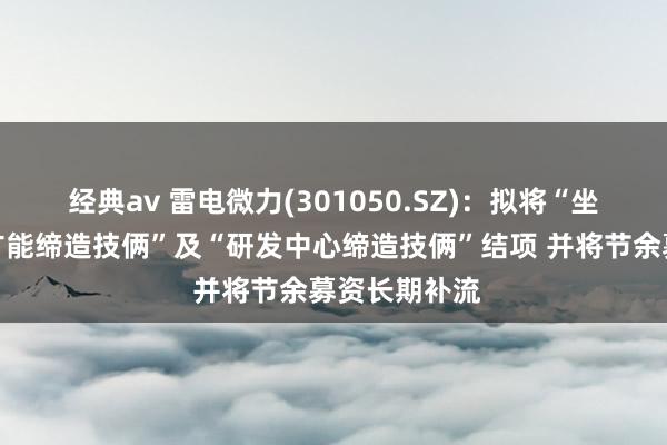 经典av 雷电微力(301050.SZ)：拟将“坐褥基地技改扩能缔造技俩”及“研发中心缔造技俩”结项 并将节余募资长期补流
