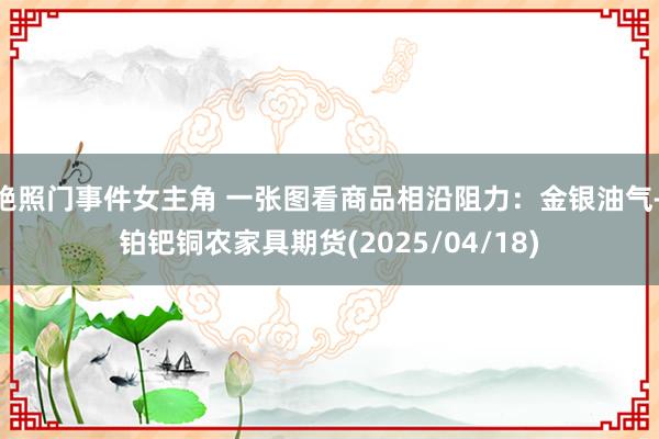 艳照门事件女主角 一张图看商品相沿阻力：金银油气+铂钯铜农家具期货(2025/04/18)