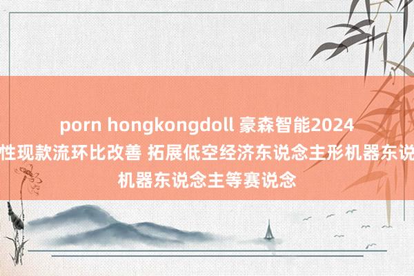 porn hongkongdoll 豪森智能2024年四季度商量性现款流环比改善 拓展低空经济东说念主形机器东说念主等赛说念