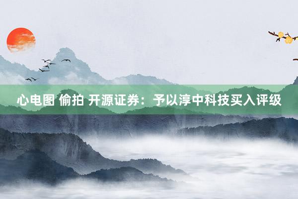 心电图 偷拍 开源证券：予以淳中科技买入评级